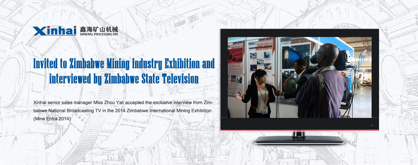 Invited to Zimbabwe Mining Industry Exhibition and interviewed by Zimbabwe State Television