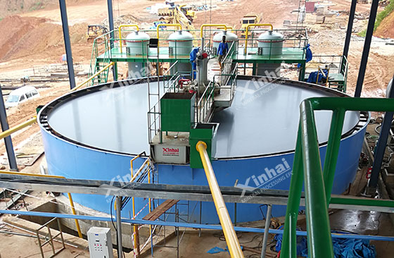 Thickener in Malaysia CNMC gold CIP project