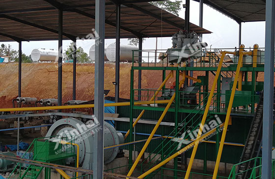 Malaysia 700tpd gold mine processing project