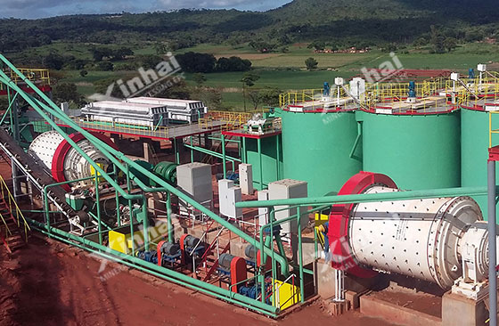 Zimbabwe 700tpd gold ore processing plant