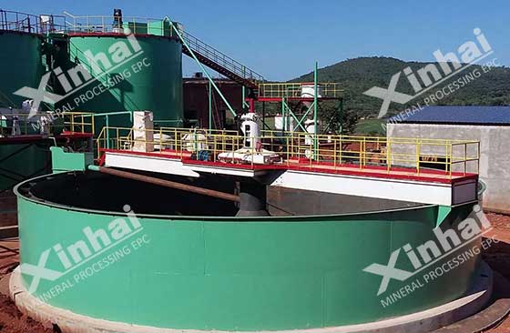 xinhai thickener machine for gold ore beneficiation