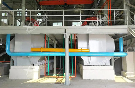 flotation system used for ore processing