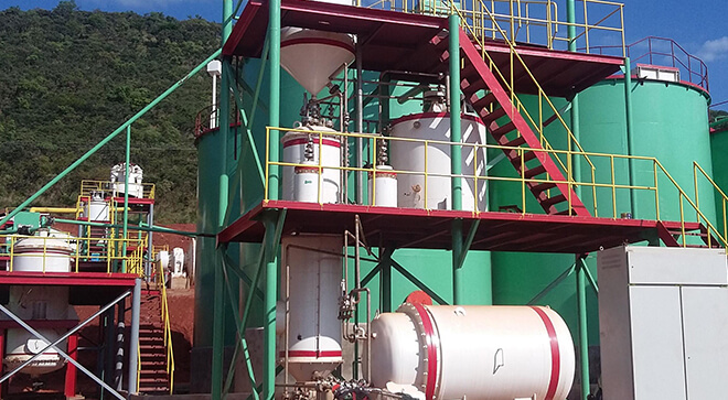 Pregnant Solution Treatment and Gold Recovery