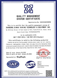 ISO9001:2015 International Quality Management System Certification