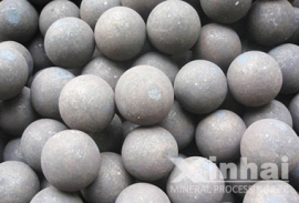 Forged steel ball
