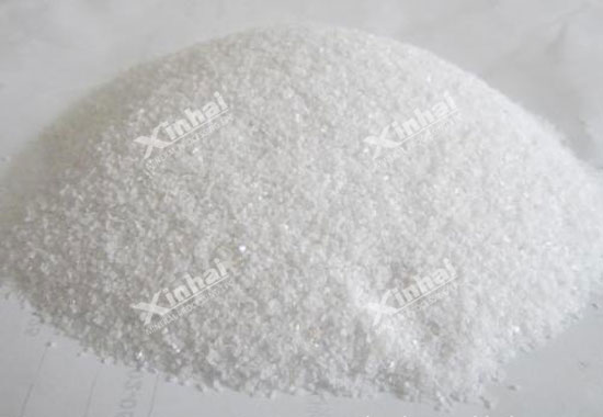 white quartz sand