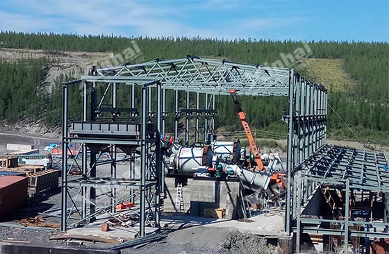 Project construction site in Russia Project construction site in Russia