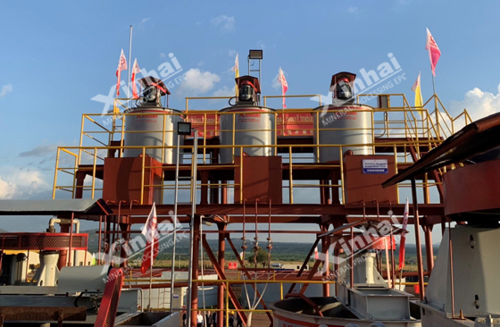 xinhai mineral processing machines in ore dressing plant