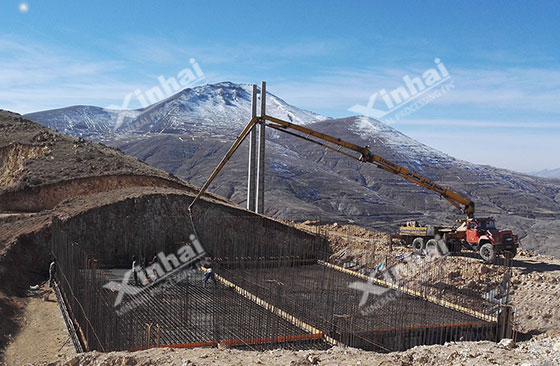 Mining project under civil construction Mining project under civil construction