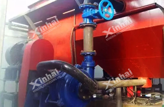 Operation site of XPAⅡ type slurry pump Operation site of XPAⅡ type slurry pump
