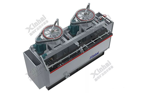 The combination of KYF flotation cell and XCF flotation cell The combination of KYF flotation cell and XCF flotation cell