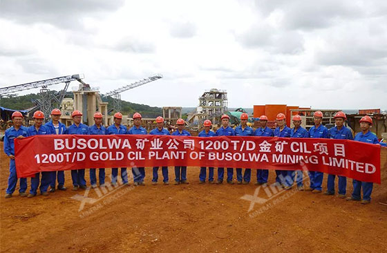 Tanzania 1200tpd gold processing project