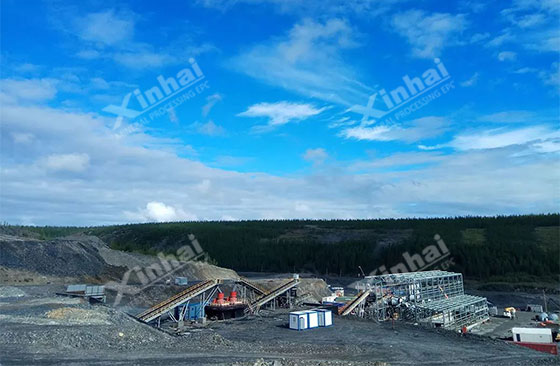Russia 500tpd gold processing project Russia 500tpd gold processing project