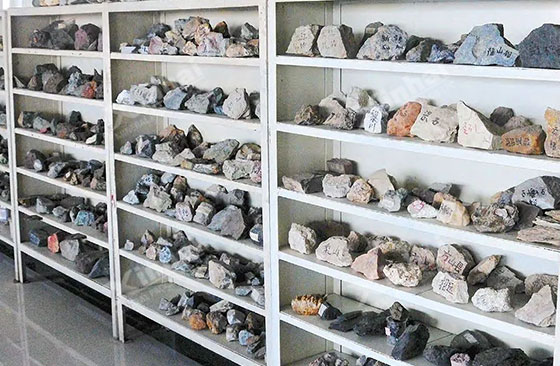 The complex test of multi-ore point starts from the representative of ore sample The complex test of multi-ore point starts from the representative of ore sample
