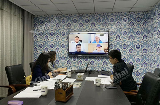 Xinhai Mining had video meeting with overseas clients