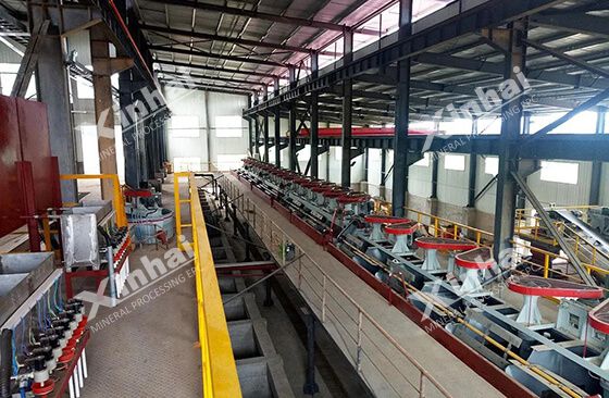 Barite-fluorite flotation process Barite-fluorite flotation process
