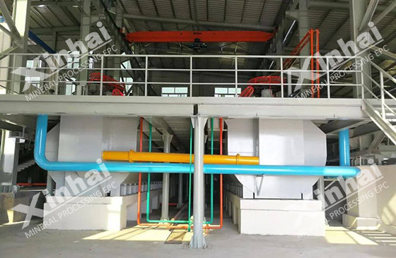 Flotation cell produced by xinhai in ore dressing plant