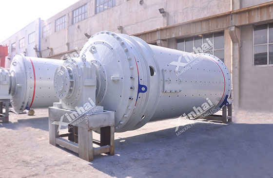 dry ball mill displayed in xinhai