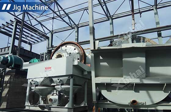 jig machine for limonite separation process