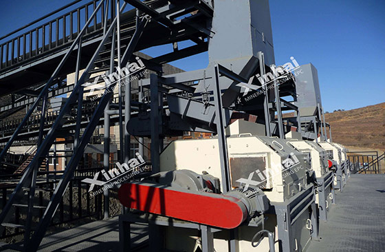 magnetic dry separator from xinhai on ore processing plant