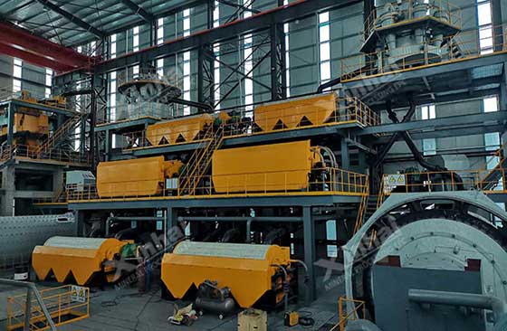 magnetic separating machine for iron ore beneficiation
