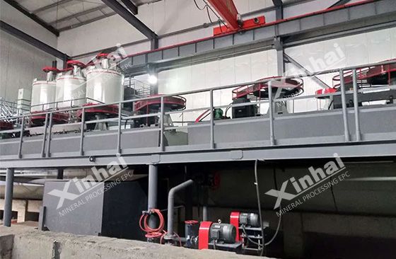 mineral flotation system in ore dressing plant