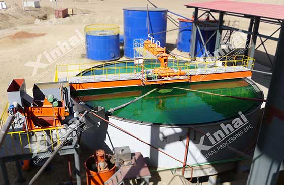 mineral thickener for ore concentration
