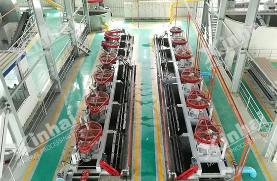 ore flotation cell machines on working