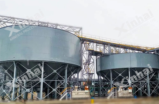 thickening machine installed in concentrator thickening machine installed in concentrator
