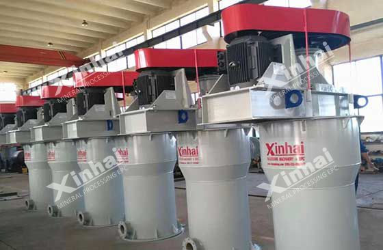 vertical type agitation mill manufactured from xinhai