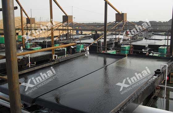 Shaking table beneficiation process Shaking table beneficiation process