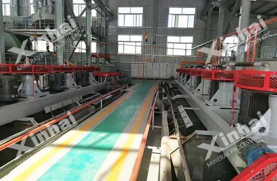 working xinhai mineral flotation machine for ore processing