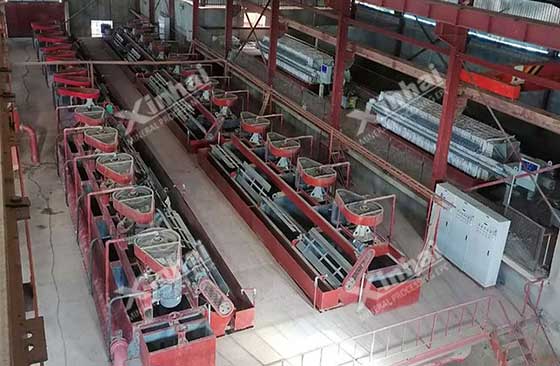 xinhai flotation cell machine for potassic feldspar processing