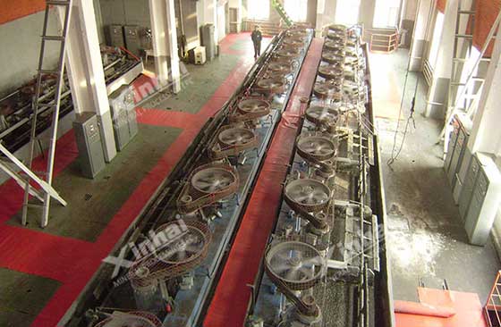 xinhai mineral flotation separating machine ore dressing plant