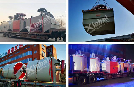 xinhai mineral processing machine shipment