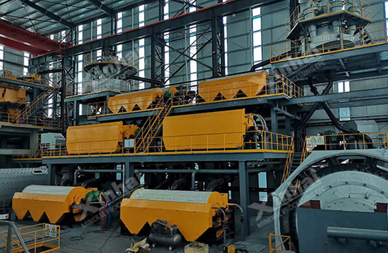 magnetic separation system of quartz sand production line