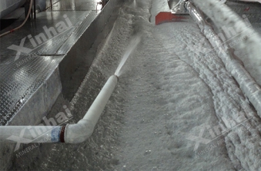 ore pulp in xinhai flotation machine