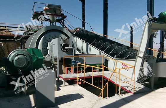 mineral processing machine used on spot