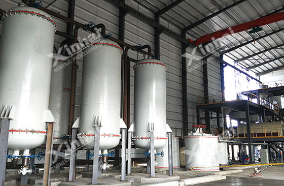 quartz processing machine leaching tank