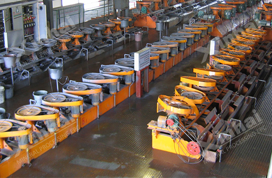 tungsten ore efficient flotation separation machine from xinhai