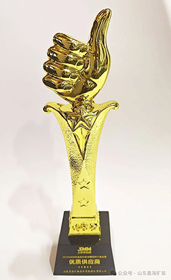 Xinhai Mining Outstanding Supplier Trophy