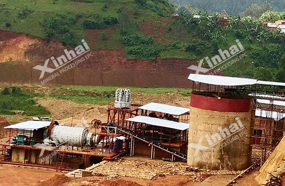 Burundi 1200tpd gold ore concentrator