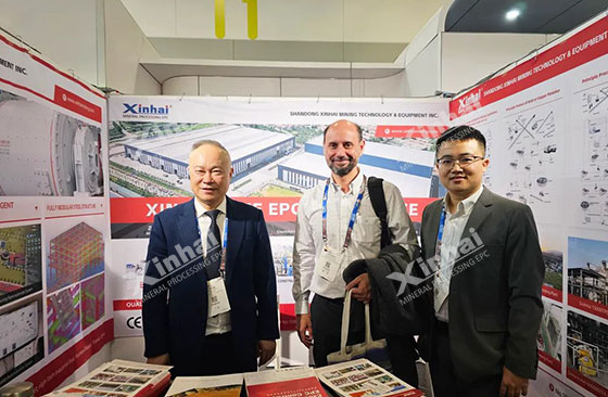 Booth of Xinhai Mining Booth of Xinhai Mining