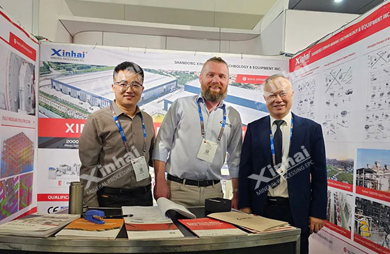Booth of Xinhai Mining Booth of Xinhai Mining