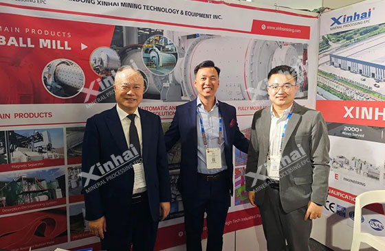Booth of Xinhai Mining Booth of Xinhai Mining