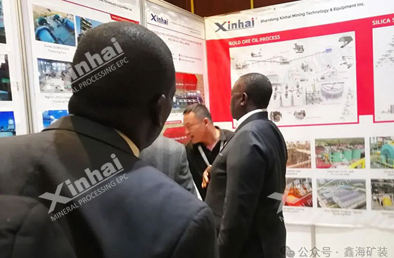 The Vice President of Zimbabwe visited the Xinhai booth The Vice President of Zimbabwe visited the Xinhai booth