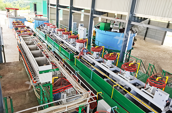 Flotation equipment for barite processing Flotation equipment for barite processing