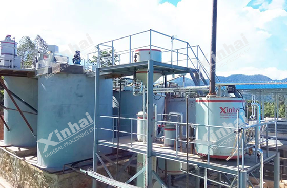 gold mine leaching system from xinhai mining