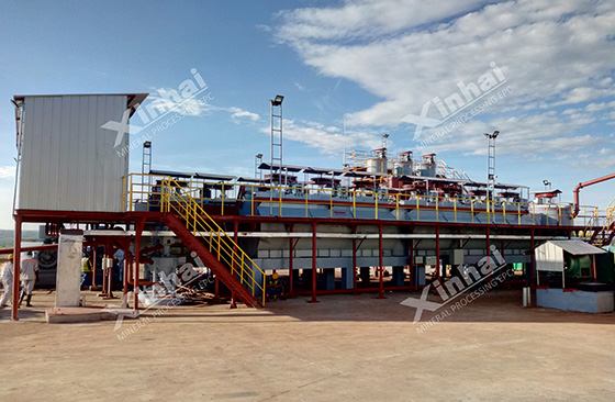 phosphate ore flotation process plant