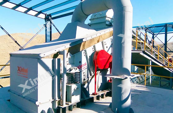 Screening equipment for barite processing Screening equipment for barite processing
